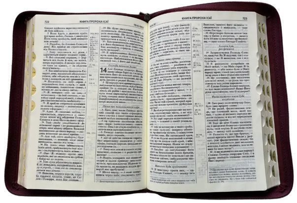 Укр. Біблія Сучасний переклад Турконяка розмір 17х24 см. шкірзам, індекси (арт. 1057601) 10786.7 фото